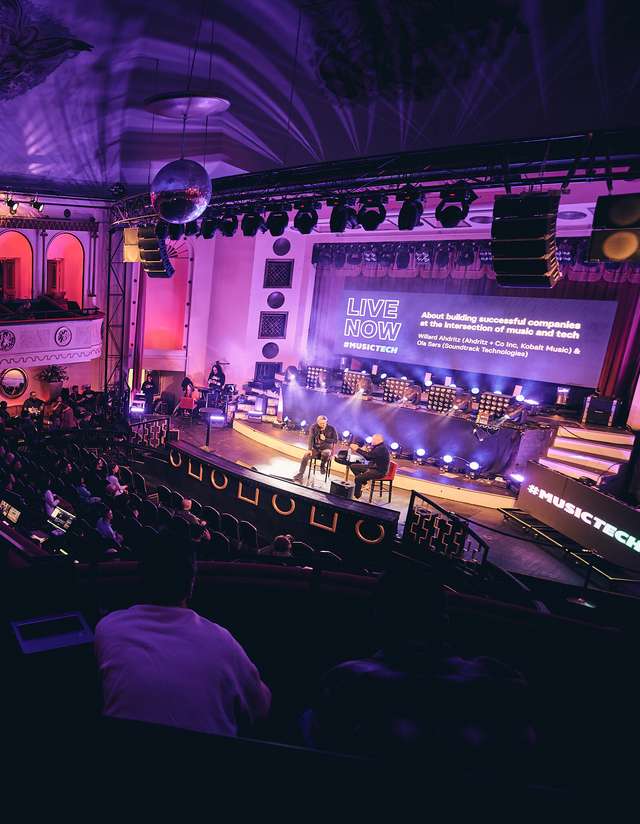 The #musictech at Slush audience